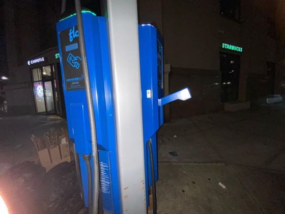 EV charger at Marcus Garvey Blvd & Broadway Parking