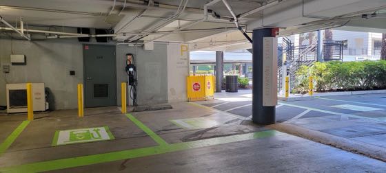EV charger at UCSD - Family Preventive Medicine