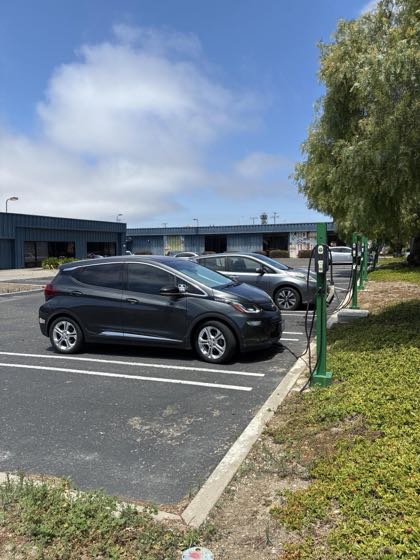 EV charger at Santa Barbara County Public Health