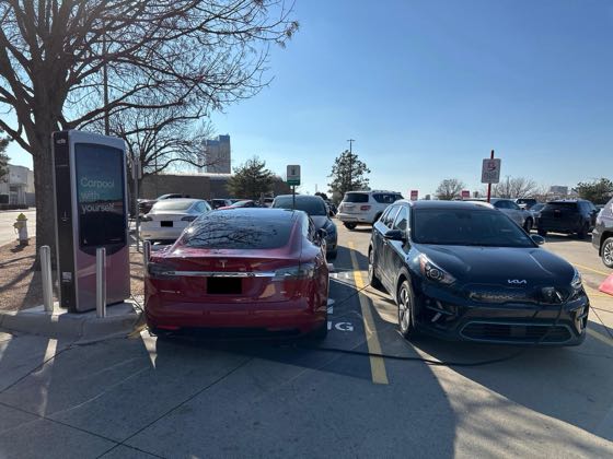 EV charger at Stonebriar Centre - Macy's