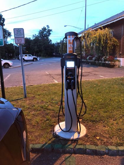 EV charger at Morris Plains Parking