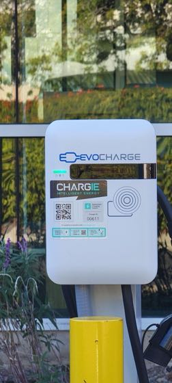 EV charger at Tech Park