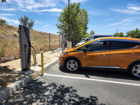 EV charger at Rancho Springs Medical Center