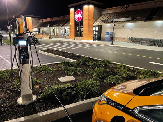 EV charger at Big Y Foods Clinton