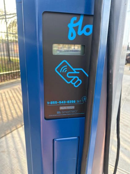 EV charger at Bronx Van Cortlandt Village