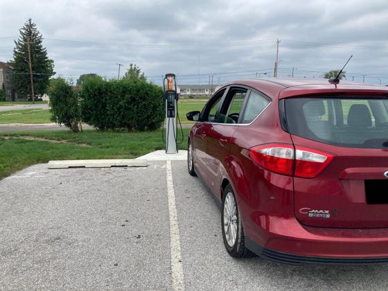 EV charger at Renaissance Pointe YMCA