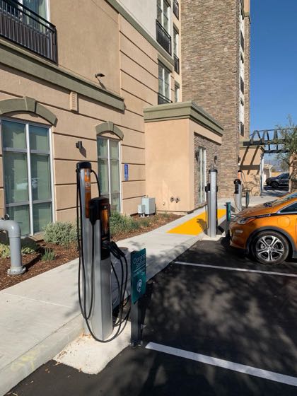 EV charger at Homewood Suites by Hilton Santa Clarita