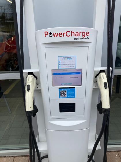 EV charger at Liberty Auto City Subaru