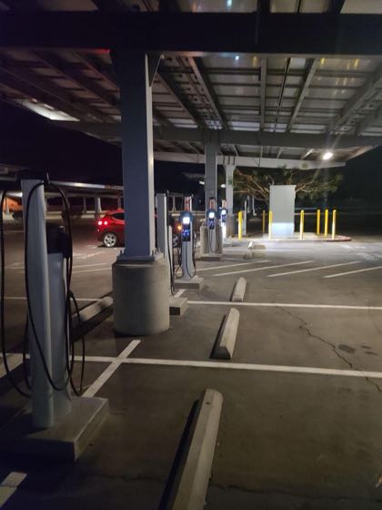 EV charger at Cathedral City High School