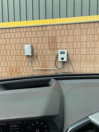EV charger at TAPCO
