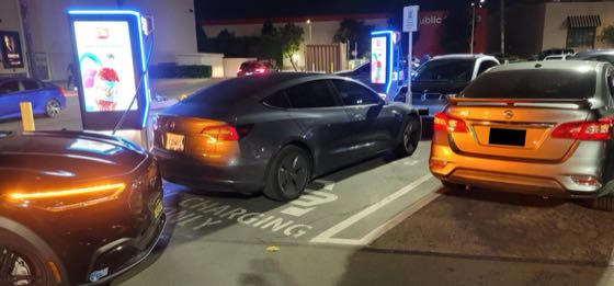 EV charger at Northridge Fashion Center - Pacific Theatres