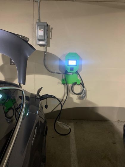EV charger at Cadence Frisco