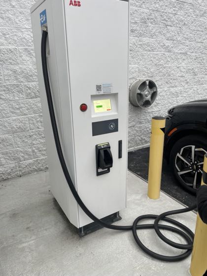 EV charger at Bunis Chevy