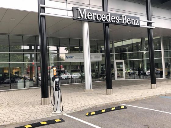 EV charger at Mercedes-Benz of Latham