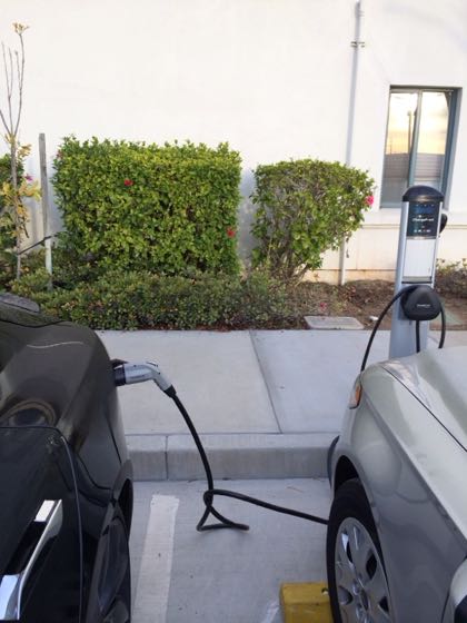 EV charger at Santa Barbara Metropolitan Transit District