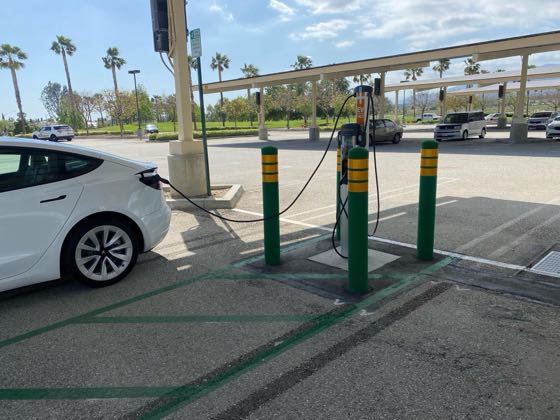 EV charger at RC Civic Center Central Park