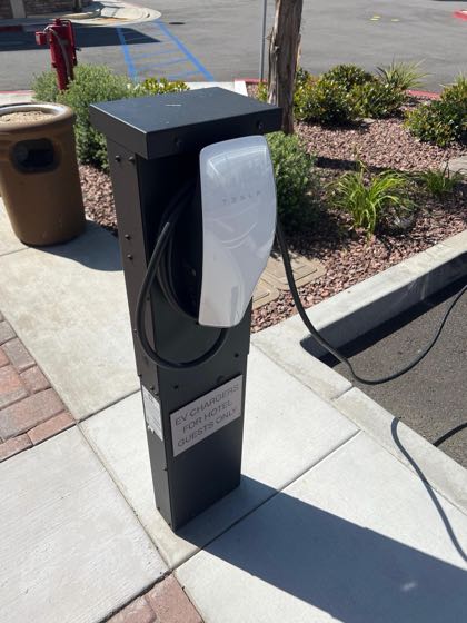 EV charger at Springhill Suites Lake Forest