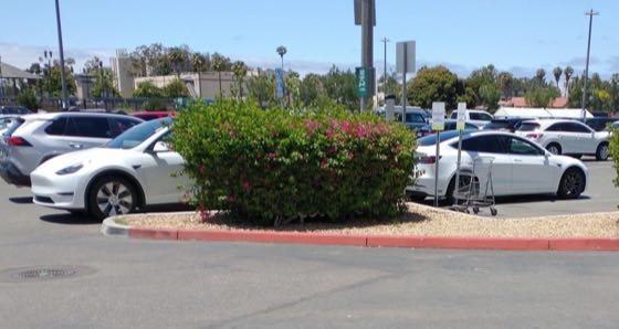 EV charger at Navy Exchange Naval Air Base North Island