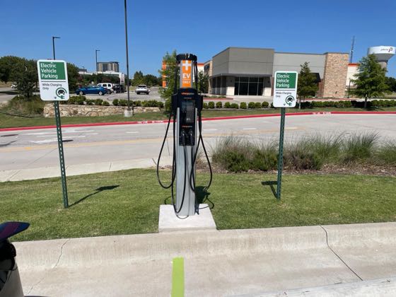 EV charger at Home2 Suites by Hilton Plano Legacy West