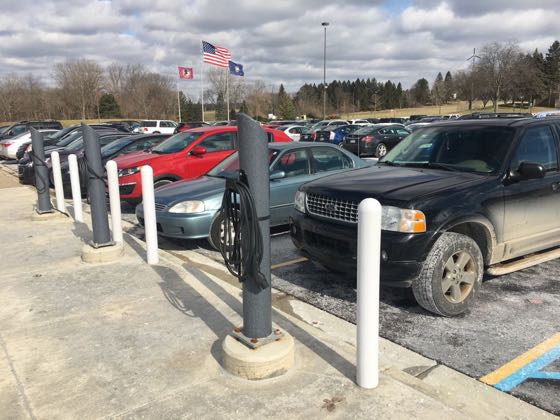 EV charger at Jackson Community College