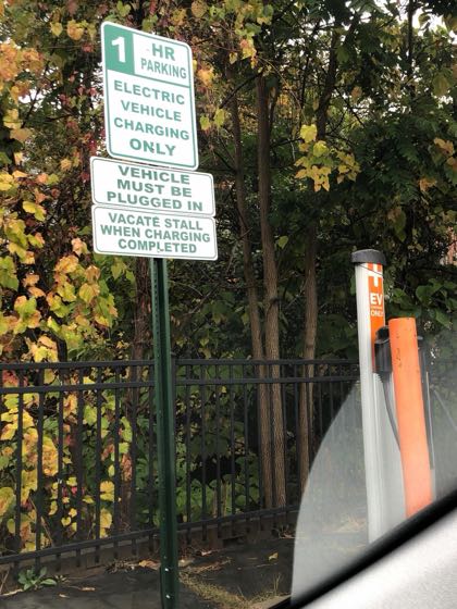 EV charger at Lloyd's Warwick