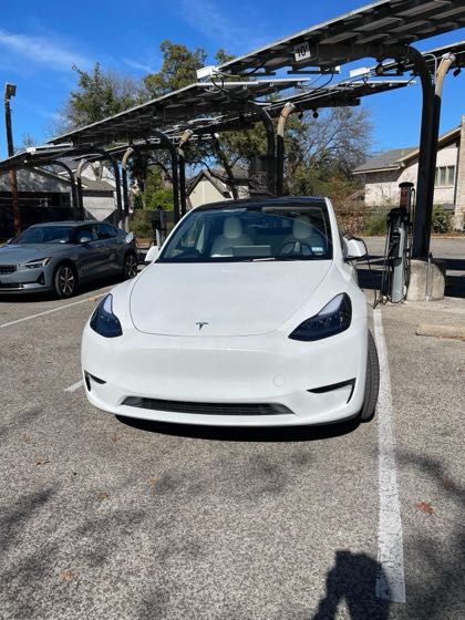 EV charger at Austin Public Library - Howson Branch
