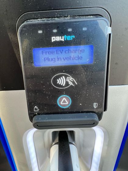 EV charger at Trexlertown Plaza