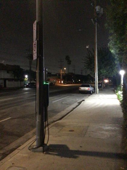 EV charger at Woodman Ave Parking