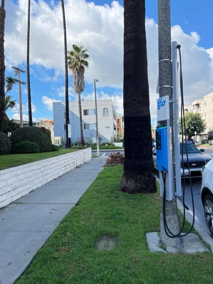 EV charger at 9866 Regent St