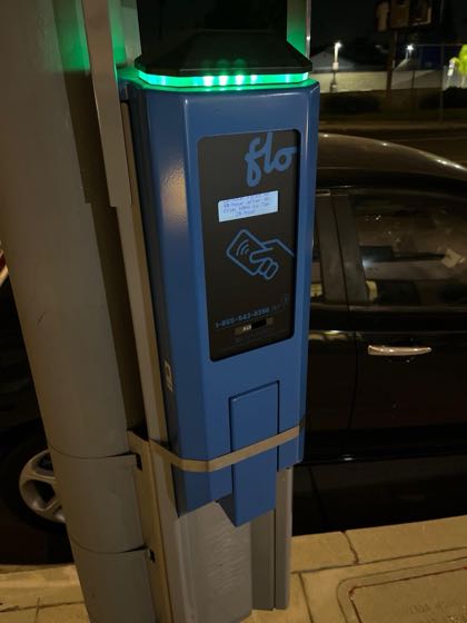 EV charger at Whitsett Ave & La Maida St Parking