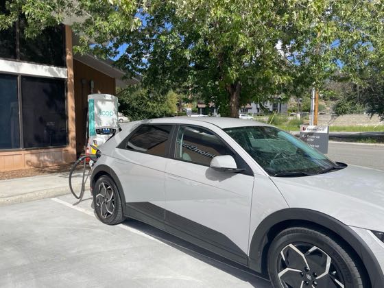 EV charger at HomeStreet Bank