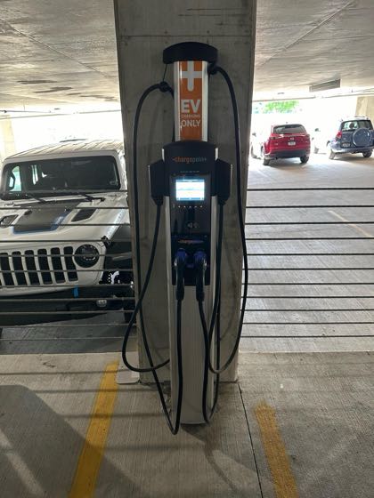 EV charger at Archipelago Parking / Hotel Indigo