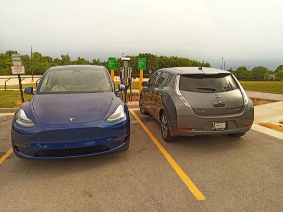 EV charger at Milwaukee Area Technical College (MATC)