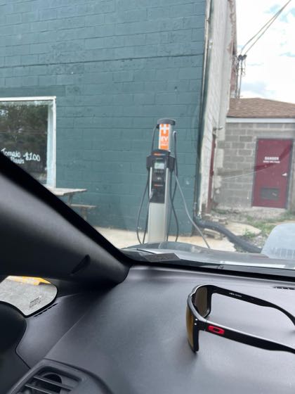 EV charger at The Market - Styer Orchard