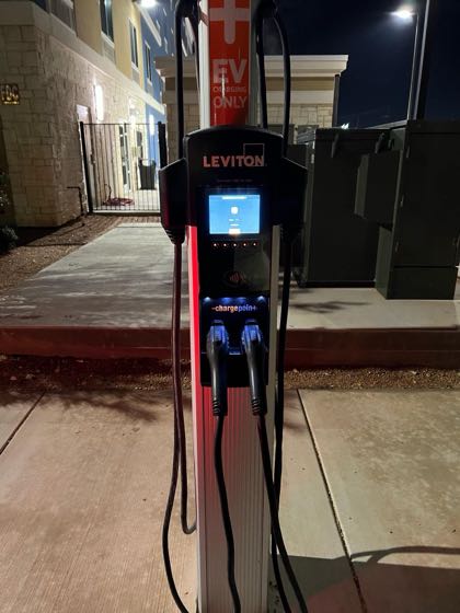 EV charger at AmericInn by Wyndham San Angelo