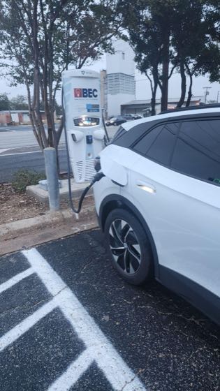 EV charger at Bandera Electric Cooperative Comfort