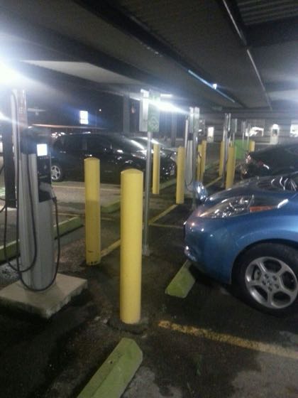 EV charger at FastPark & Relax