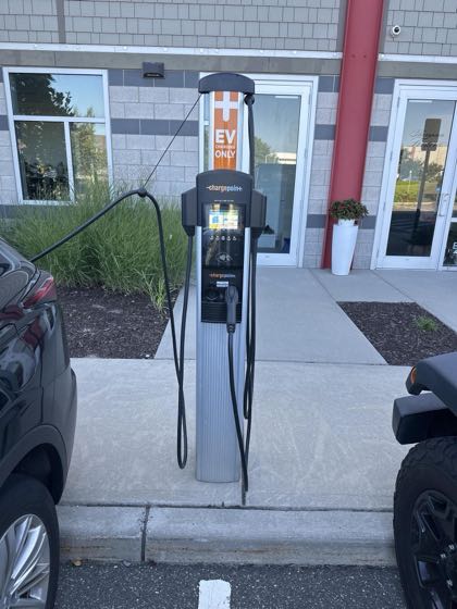 EV charger at Trader Horn Appliance Corporate