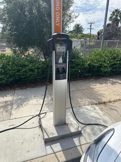 EV charger at Los Amigos Park