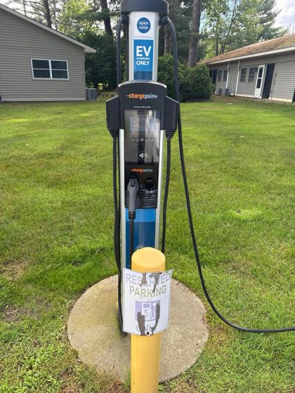 EV charger at BURNS MGT CARRIAGE 1