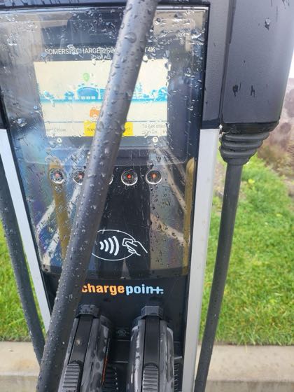 EV charger at Sports World