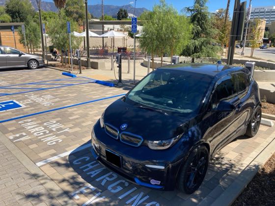 EV charger at Playhouse Village Park