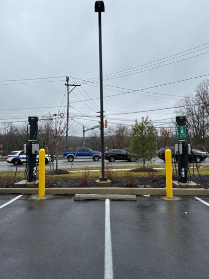 EV charger at 375 W Lincoln Hwy Building
