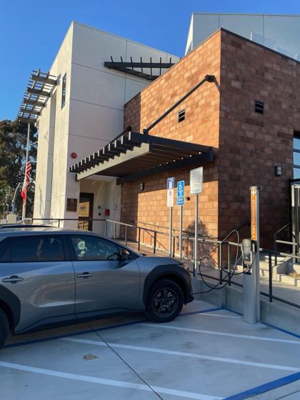 EV charger at City of Carlsbad Fire Station 2