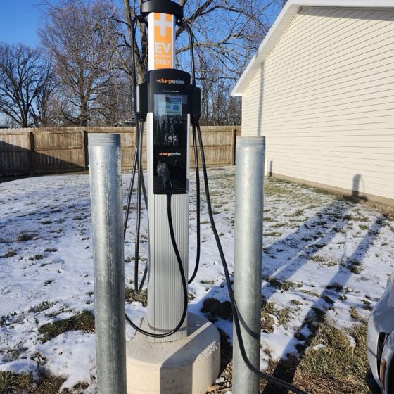 EV charger at Mason Village Apartments