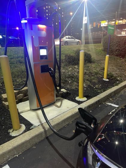 EV charger at Target Philadelphia