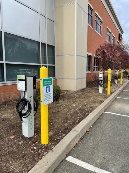 EV charger at Capital Region Women's Care