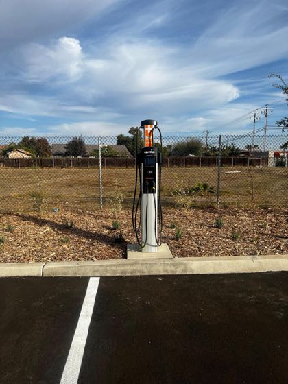 EV charger at Valley Strong Credit Union