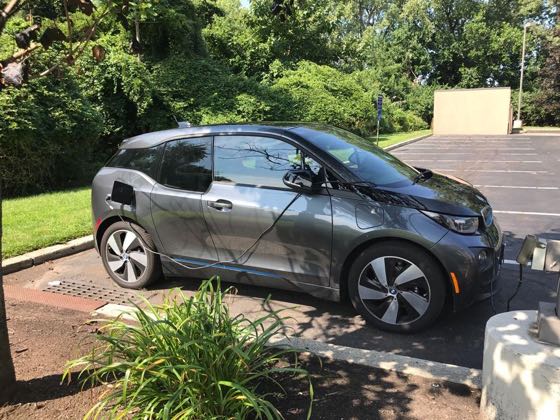 EV charger at Hampton Inn Ridgefield Park