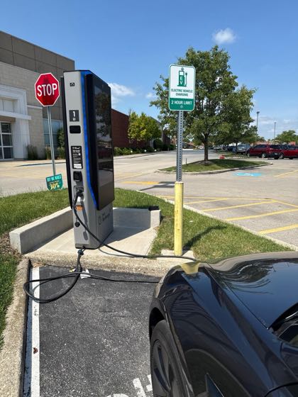 EV charger at Woodgrove Festival Shopping Mall - Kohl's